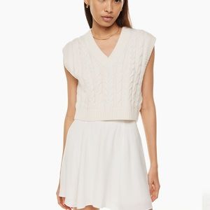 Aritzia Sunday Best Winston Crop Sweater Vest